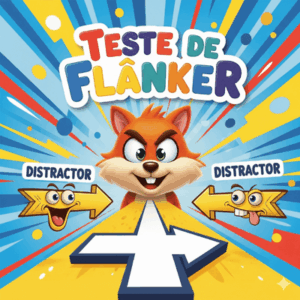 Teste de Flanker (Atenção Seletiva)